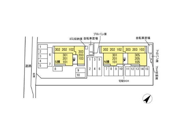 D-residence多治米S（D)の物件外観写真